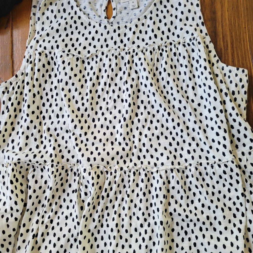 Style & Co Animal Print Top